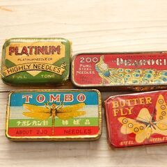 針ケース 蓄音機用針 針缶 鉄針 まとめて レトロ アンティーク 