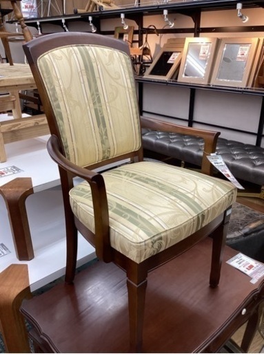 KE-50【新入荷　リサイクル品】マルニ木工　地中海　レティーロ2 肘付きチェア　アンティーク仕上げ