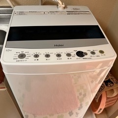 ハイアール洗濯機4.5kg 2020年製