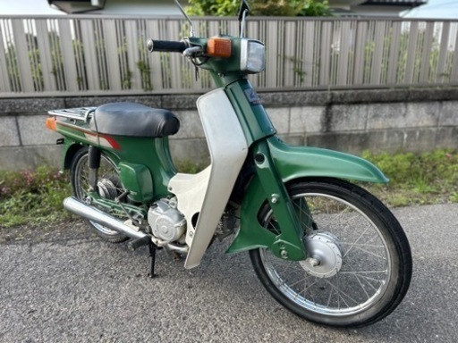 バーディ50低燃費4スト.セルスタート付モデル☆バッテリー・シート・プラグなど新品！キャブオーバーホールで快調^_^50cc原付オートバイ☆