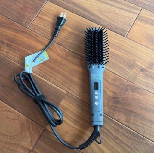 SALONIA ストレートヒートブラシ グレー