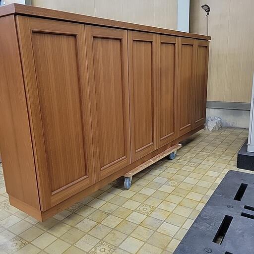 特注家具 両面開き カウンター書類棚 事務所 会社 開業