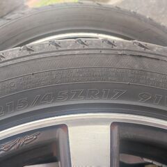 17インチ ENKEI SMACK 17x7J PCD114.3 5穴 +48 215/45 17
