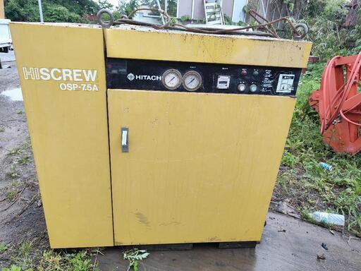 コンプレッサーHITACHI 日立 OSP-7.5A HISCREW