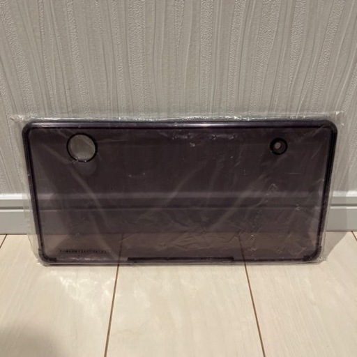 新品　当時物　ナンバーカバー　スモークタイプ