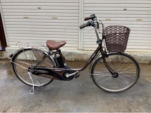 373  パナソニック新機種電動アシスト自転車viviDX26インチブラウンボディー