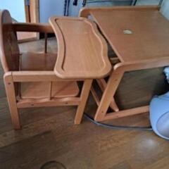 赤ちゃん用椅子、テーブルセット