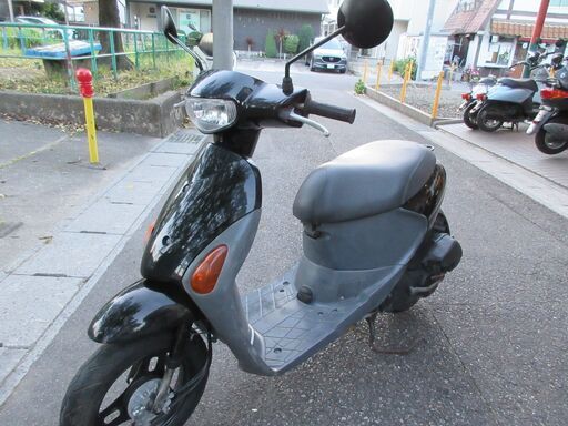 レッツ4　スズキ　ブラック　FI　バッテリー・Rタイヤ新品　4スト　原付　CA45A