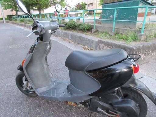 レッツ4 スズキ ブラック FI バッテリー・Rタイヤ新品 4スト 原付