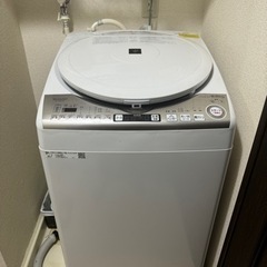 [受取者決定済]洗濯機 洗濯乾燥機 SHARP