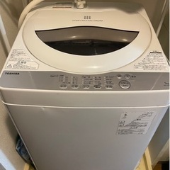 2017年製　TOSHIBA  洗濯機　5キロタイプ