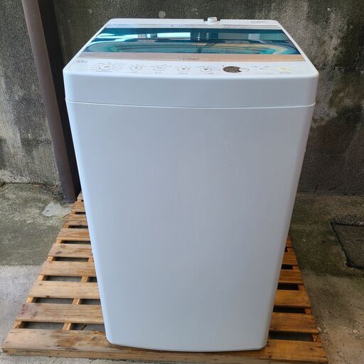 ハイアール 5.5kg 洗濯機 2017年製 風乾燥　JW-C55A