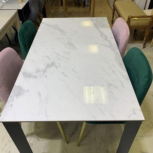 モダンデザイン セラミック天板ダイニング5点セット モダンデザイン セラミック天板 ダイニング5点セット モダンデザイン