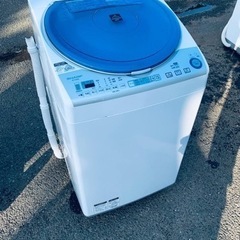  EJ186番✨SHARP✨電気洗濯機 ✨ES-TA840-A