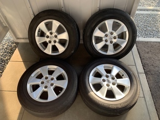 215/65R16 トヨタ アルファード20純正アルミ付タイヤ 4本