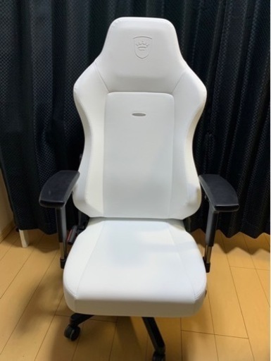 noblechairs　HERO - WHITE EDITION　ノーブルチェア　ホワイト　ゲーミングチェア  配信やゲームなどに
