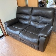 電動リクライニング ソファ 2人掛けソファ2組セット