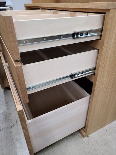 J4724 MUJI 無印良品 良品計画 木製カップボード オーク材 ナチュラル