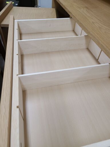 J4724　MUJI　無印良品　良品計画　木製カップボード　オーク材　ナチュラル　クリーニング済　【リユースのサカイ柏店】　参考価格89,900円