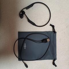 ショックス Shokz ワイヤレス骨伝導イヤホン OpenRun（オープンラン） Bluetooth対応/IP67防塵・防水/DSPノイズキャンセリングマイク搭載 ブラック