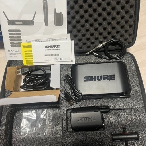 【新品未使用】SHURE ワイヤレスマイク システム(GLXD14J-Z2)