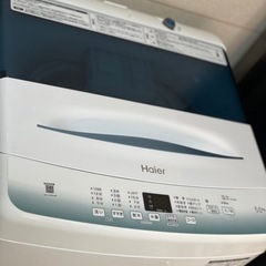 送料・設置込み　洗濯機　5.5kg  Haier 2022年