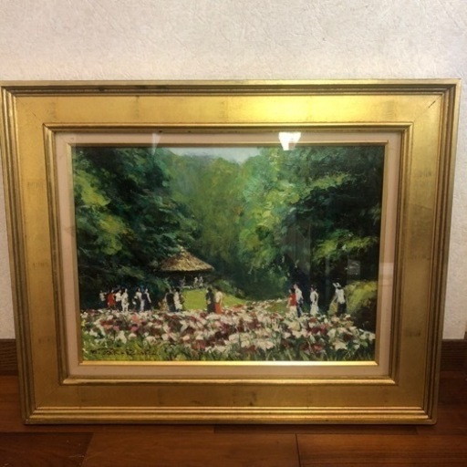 油絵 絵画 髙橋一善【花の内苑】