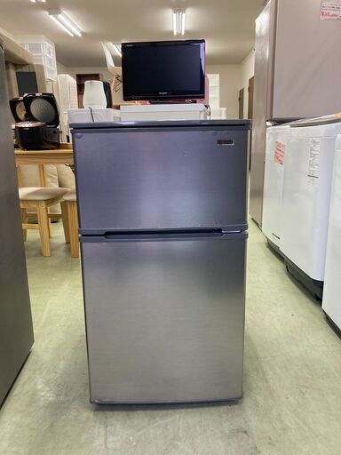 【リサイクルショップ　ピカソ　小松原】YAMADASELECT ヤマダ電機オリジナル 90L 2ドア 2019年製 直冷式冷蔵庫 ★1398★