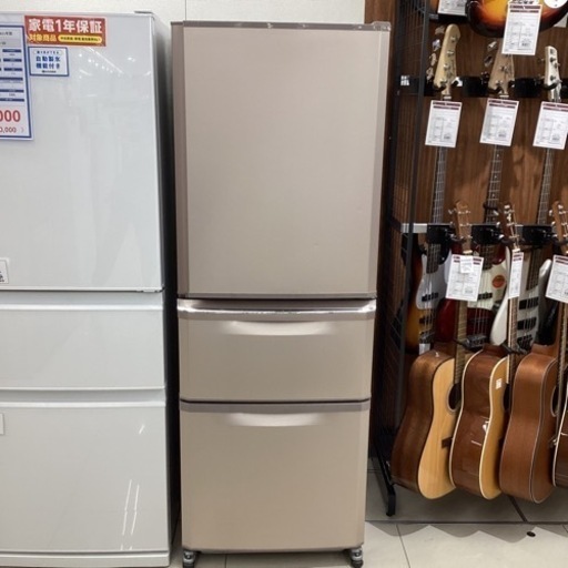 【6ヶ月保証】MITSUBISHI MR-C34C-P 3ドア冷蔵庫