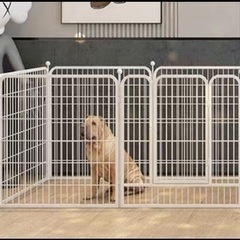 犬 サークル 中大型犬用 ペットフェンス 室内外兼用 折り畳み式 組立簡単 6