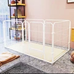 犬 サークル 中大型犬用 ペットフェンス 室内外兼用 折り畳み式...