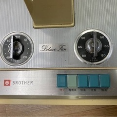 M16306【昭和レトロ】ブラザー扇風機 F30-282 はね30cm BROTHER Deluxe Fan