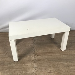 52 IKEA イケア テーブル　ローテーブル　白　（826835）