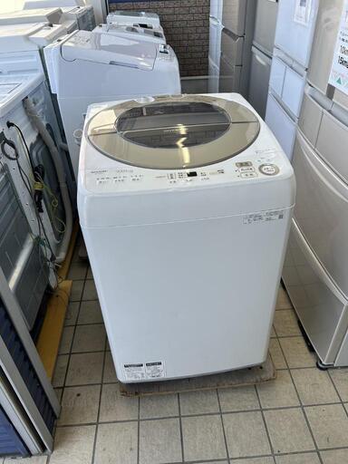 ☆【シャープ】全自動洗濯機穴なし洗濯槽‼2020年製7kg(ES-SH7C) 【3  