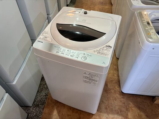 ✨安心の分解洗浄済✨東芝 2019年製 5.0Kg 洗濯機 AW-5G6 【愛市I4S032478-105】