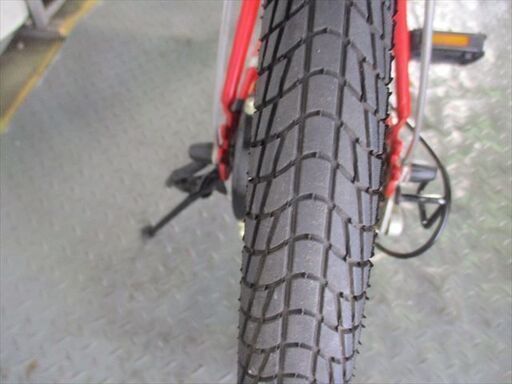 D526　★14000円★　折りたたみ中古自転車【　JEEP　赤　20インチ 】 D526 ☆14000円☆ 折りたたみ中古自転車【 JEEP 赤 20インチ 】 2025年