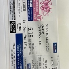 野球観戦チケット
