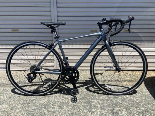 【新品★未使用】　ロードバイク　シマノ製14段変速　高級アルミ仕様　700×25c　マットグレイ