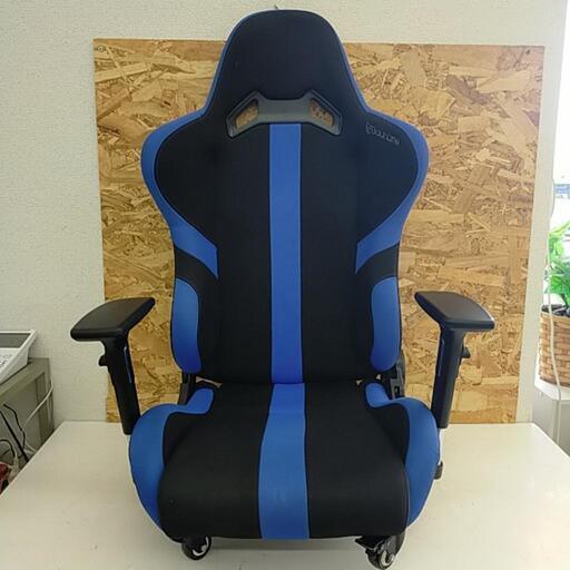 ゲーミング座椅子 LOC-950RR Bauhutte 黒/青 ※2400010390579