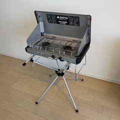 SOTO 2バーナー・スタンド・ブースター・LEDランタン　4点セット