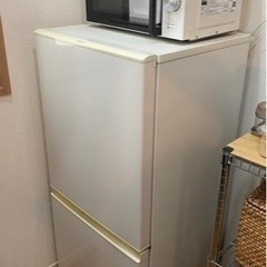 【美品】157L 冷蔵庫AQUA 2015年製 ホワイト おしゃれ家電