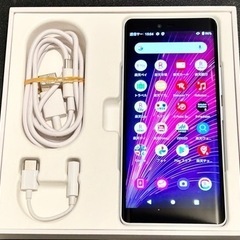 【美品】Android スマートフォン 楽天Hand 5G/ホワ...