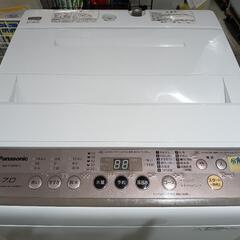 配送可【パナソニック】7K洗濯機★2018年製　分解クリーニング済/6ヶ月保証付　管理番号11705