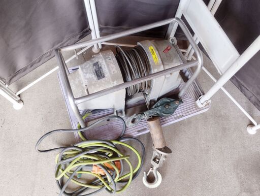 RYOBI リョービ 電動ウインチ WI-130C 現状品 / NJ-0128