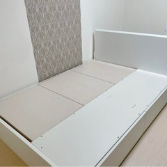 【美品】ダブルベッド+マットレス