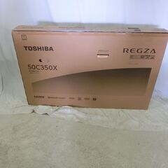 【新品】東芝　4K液晶テレビ　REGZA　50C350X　外付け...