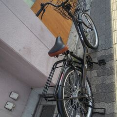 美品☆[Southern Port] LEG.conscious(レッグ コンシャス)24吋 ファミリーサイクル 外装6段/LEDオート(ブラック)