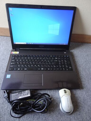 値下げ！　ノートPC　windows10  CORE i7  メモリー16G  M.2 SSD256G+HDD1Tb　ワイヤレスマウス付き