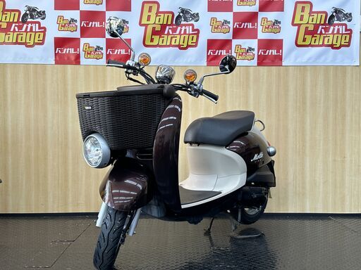 [ローン可][3カ月保証付]ヤマハ　YAMAHA 　ビーノモルフェ　Vino Molfe　2770km　SA37J　 エンジンオイル・バッテリー新品交換   無料配送エリア有り　ナンバー登録代行受付中　バンガレージ京都