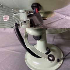 M14172【 レトログリーン 扇風機 】 ハモサ ノスタルジックでかわいい ４枚羽 2011年製 HERMOSA 